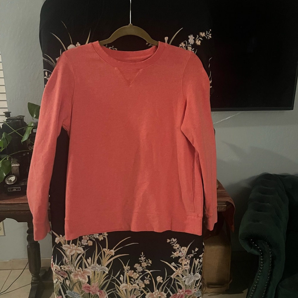 L.L. Bean Coral Crewneck Top